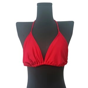 OP Red Triangle Bikini Top